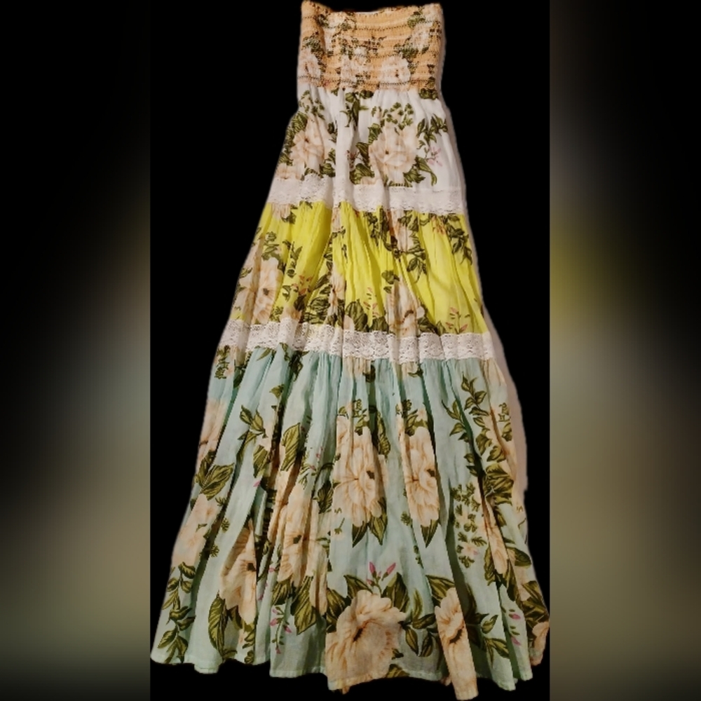 Aura Soft Pink and Cream Dress